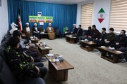 تصاویر/ جلسه جهاد تبیین با محوریت انتخابات و حضور حداکثری مردم در تکاب