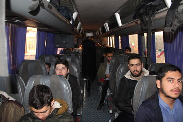 تصاویر / اعزام طلاب مدارس علمیه استان قزوین به یادمانهای هشت سال دفاع مقدس