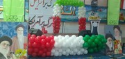 تصاویر/ برگزاری مراسم باشکوه ۴۵ سالگی انقلاب اسلامی ایران و جشن بزرگ عید مبعث در مدرسه علمیه صدیقه طاهره (س) غرق آباد