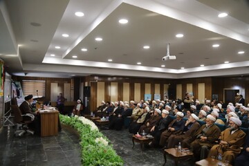 تصاویر/ همایش روحانیون پیشکسوت عقیدتی سیاسی نیروهای مسلح شمالغرب کشور