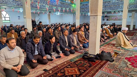 تصاویر/ اقامه نماز جمعه شهرستان ترکمنچای