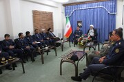 تصاویر/ دیدار فرمانده پایگاه ششم شکاری با امام جمعه بوشهر