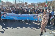 تصاویر/ حضور مردم شهر «دزج» در راهپیمایی با شکوه یوم الله ۲۲ بهمن