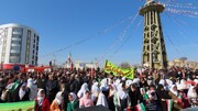 تصاویر/ راهپیمایی مردم شهرستان شاهین دژ در یوم الله ۲۲ بهمن