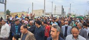 تصاویر/ راهپیمایی ۲۲ بهمن در بردستان