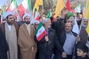 تصاویر / حضور مردم قزوین در راهپیمایی یوم الله ۲۲ بهمن