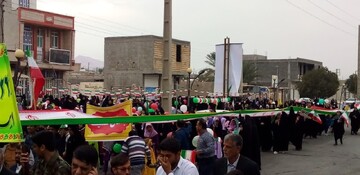 تصاویر/ راهپیمایی مردم آبدان در ۲۲ بهمن