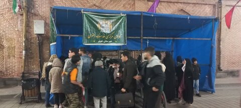 تصاویر/ مراسم نورافشانی و ندای بانک الله اکبر در شهرستان خوی