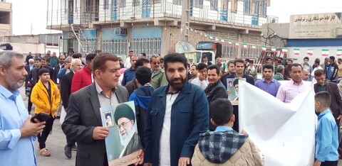 تصاویر/ راهپیمایی مردم آبدان در 22 بهمن