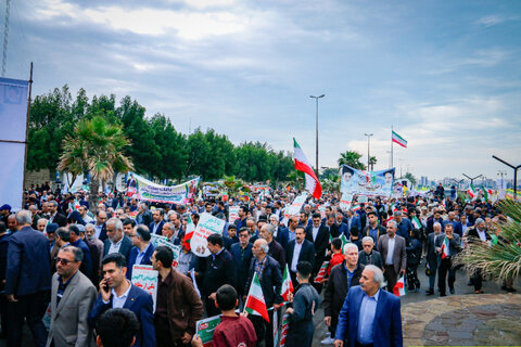 راهپیمایی در بوشهر