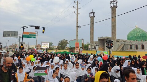 تصاویر/ راهپیمایی 22 بهمن در بردستان