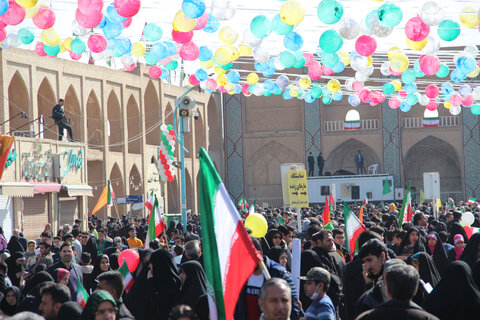 تصاویر راهپیمایی 22 بهمن 1402 یزد