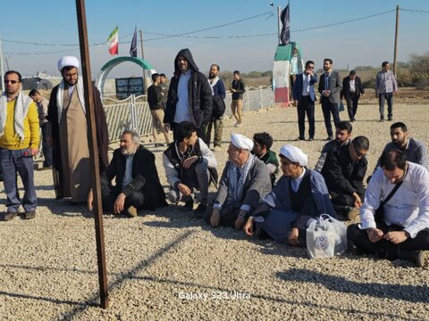 تصاویر / -حضور طلاب مدارس علمیه استان قزوین در یادمانهای هشت سال دفاع مقدس