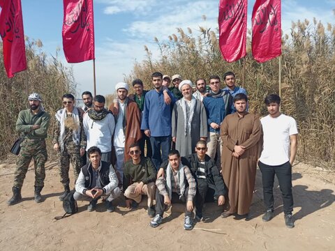 تصاویر / -حضور طلاب مدارس علمیه استان قزوین در یادمانهای هشت سال دفاع مقدس