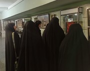 بازدید طلاب و اساتید مدرسه کوثر از موزه دفاع مقدس خرمشهر + عکس