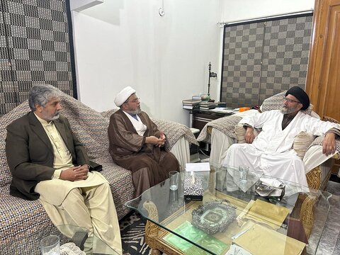 قائد ملت جعفریہ اور علامہ شبیر حسن میثمی کی ملاقات / اہم سیاسی و مذہبی مسائل پر تبادلہ خیال