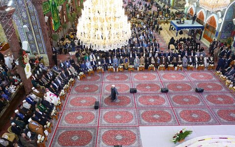 بالصور/ الصحن الحسيني الشريف يشهد انطلاق مهرجان ربيع الشهادة الثقافي الدولي بنسخته السابعة عشرة