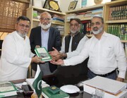 علامہ ڈاکٹر شبیر حسن میثمی سے صدر تحریک منہاج القرآن کی وفد کے ہمراہ ملاقات