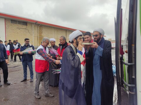کاروان زیارتی مشهد مقدس طلاب مدرسه علمیه ملأ ابراهیم اردبیل