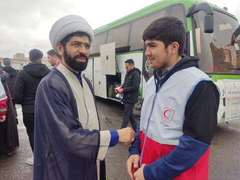 کاروان زیارتی مشهد مقدس طلاب مدرسه علمیه ملأ ابراهیم اردبیل