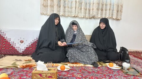 تصاویر/دیدار با خانواده شهید جعفری و ابوطالبی در آشتیان