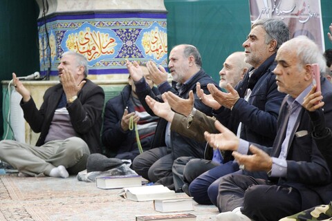 تصاویر/ جلسه خانوادگی طلاب و فضلای استان سمنان در مسجد جمکران با سخنرانی آیت‌الله خاتمی