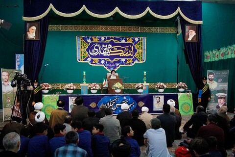 تصاویر/ جلسه خانوادگی طلاب و فضلای استان سمنان در مسجد جمکران با سخنرانی آیت‌الله خاتمی