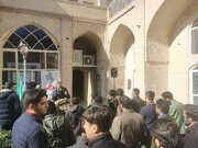 تصاویر/ برگزاری تریبون آزاد در مدرسه علمیه شفیعیه