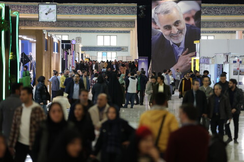 تصاویر/ حاشیه‌هایی از بیست و چهارمین نمایشگاه رسانه‌های ایران