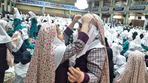 تصاویر/ همایش دختران مهدوی ویژه دانش آموزان ارومیه