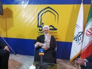حضور آیت الله اعرافی در نمایشگاه رسانه‌های ایران و غرفه خبرگزاری حوزه