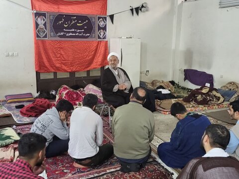 تصاویر/ حضور اساتید و طلاب مدرسه علمیه آیت الله مصطفوی در حرم رضوی