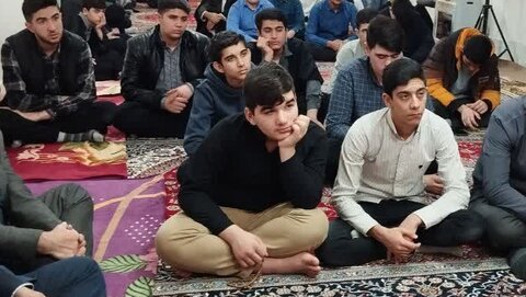 تصاویر/ درس اخلاق در مدرسه علمیه محمد باقر(ع) پارس آباد