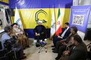 تصاویر/ حال و هوای غرفه خبرگزاری حوزه در روز پایانی نمایشگاه رسانه های ایران