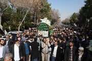 تصاویر/ مراسم تشییع پیکر مرحوم عبدالقائم شوشتری در اصفهان
