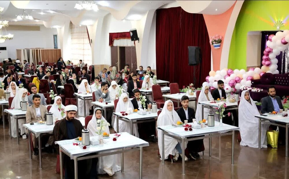 مراسم جشن آسان ازدواج طلبگی استان گلستان