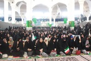 حضور باشکوه بانوان قم برای اعتلای ایران اسلامی