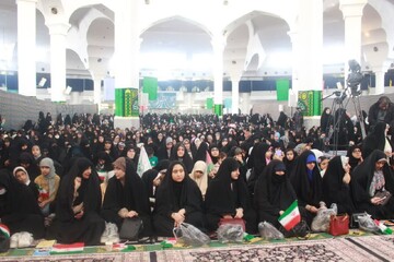 حضور باشکوه بانوان قم برای اعتلای ایران اسلامی
