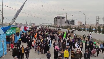 فیلم | حال و هوای مسیر حرم تا جمکران