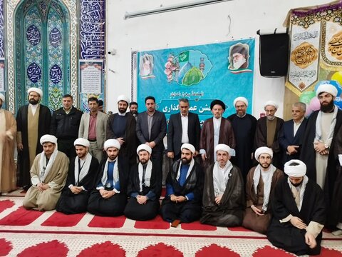 مراسم عمامه گذاری طلاب مدرسه علمیه بقیه الله الاعظم (عج)نورآباد