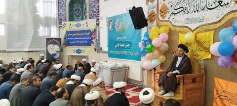 مراسم عمامه گذاری طلاب مدرسه علمیه بقیه الله الاعظم (عج)نورآباد