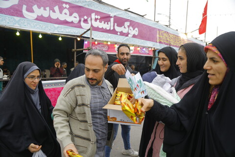 تصاویر / جشن نیمه شعبان در مسیر منتهی به مسجد مقدس جمکران