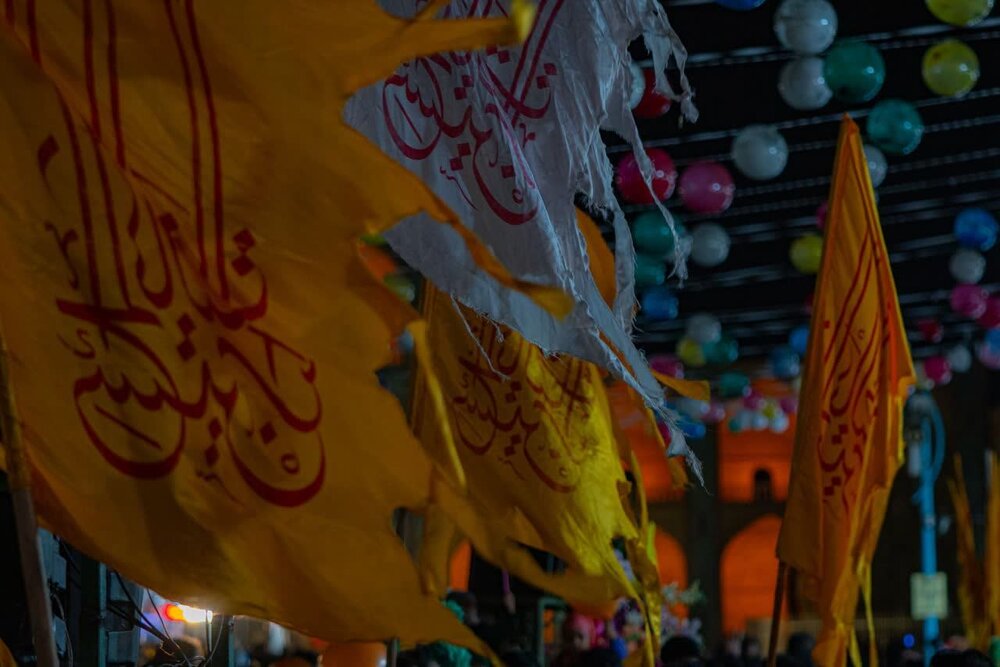 کاروان منتظران ظهور در شب نیمه شعبان دارالعباده+ عکس