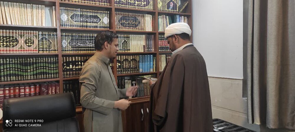 भारतीय प्रचारको और अध्यापको का क़ुम अल मुक़द्देसा मे पुरातत्व पुनरुद्धार केंद्र का दौरा