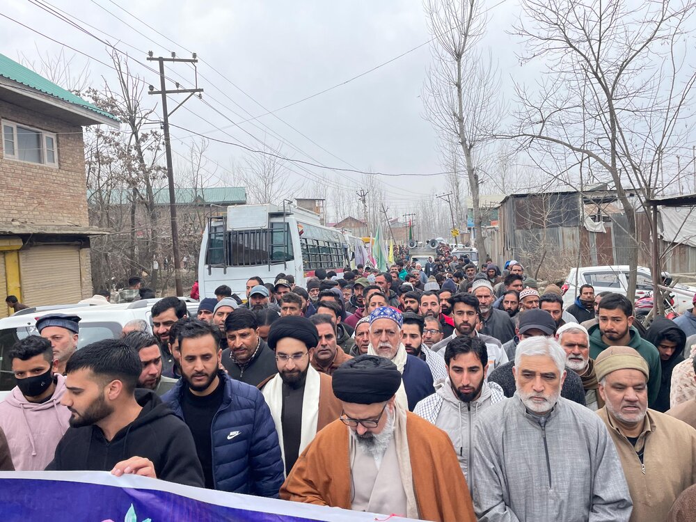 نیم شعبان کی مناسبت سے کشمیر میں عظیم الشان ریلی