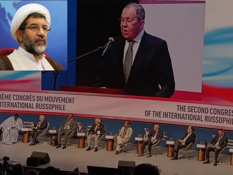 حمید پارسانیا در دومین همایش بین‌المللی نهضت جهان چند قطبی در روسیه