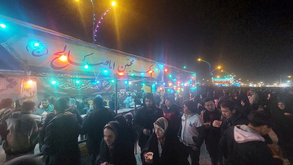 قم المقدس میں جشنِ نیمۂ شعبان کے موقع پر موکب محبین اباصالح (عج) کا انعقاد