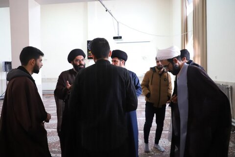 تصاویر/سرکشی مدیر و معاونین حوزه های علمیه کردستان از حوزه مدرسه علمیه کامیاران