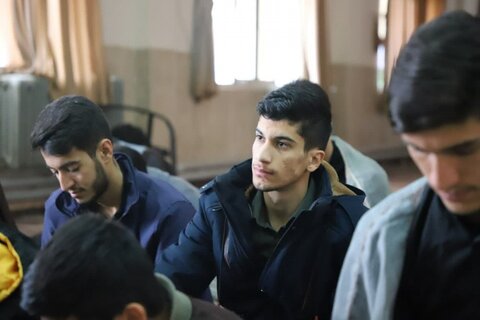 تصاویر/سرکشی مدیر و معاونین حوزه های علمیه کردستان از حوزه مدرسه علمیه کامیاران