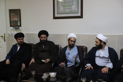 تصاویر/سرکشی مدیر و معاونین حوزه های علمیه کردستان از حوزه مدرسه علمیه کامیاران